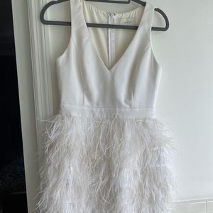 BHLDN Anthem dress —it’s got feathers!!!!